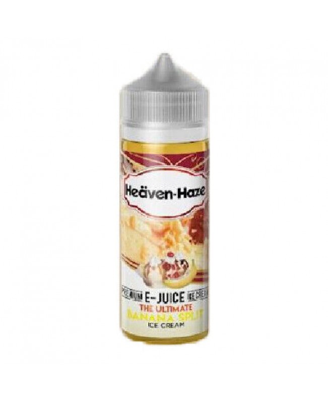 THE ULTIMATE BANANA SPLIT ICECREAM BY HEAVEN HAZE E LIQUID 100ML 70VG