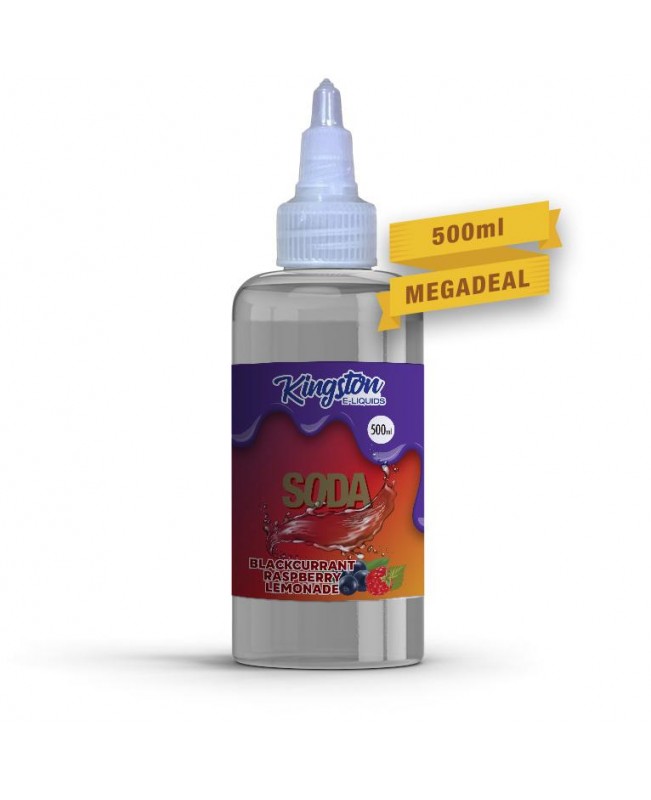 BLACKCURRANT RASPBERRY LEMONADE E LIQUID KINGSTON SODA 500ML 70VG