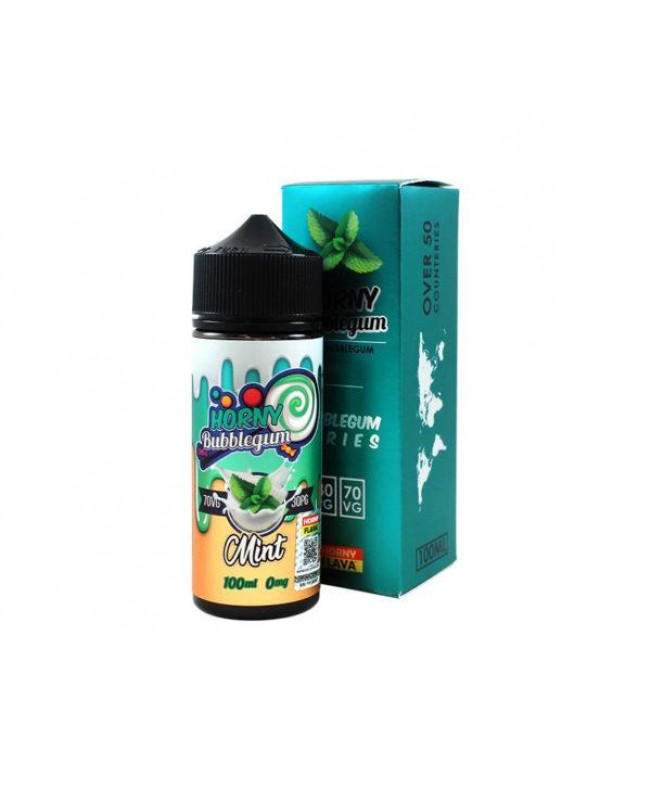 MINT BUBBLEGUM E LIQUID BY HORNY FLAVA 100ML 70VG