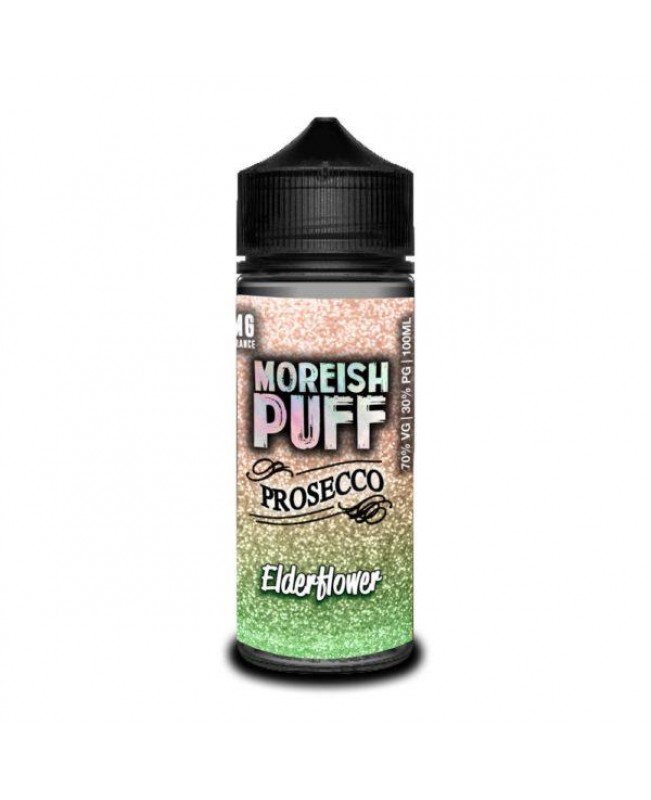 ELDERFLOWER PROSECCO E LIQUID BY MOREISH PUFF - PROSECCO 100ML 70VG