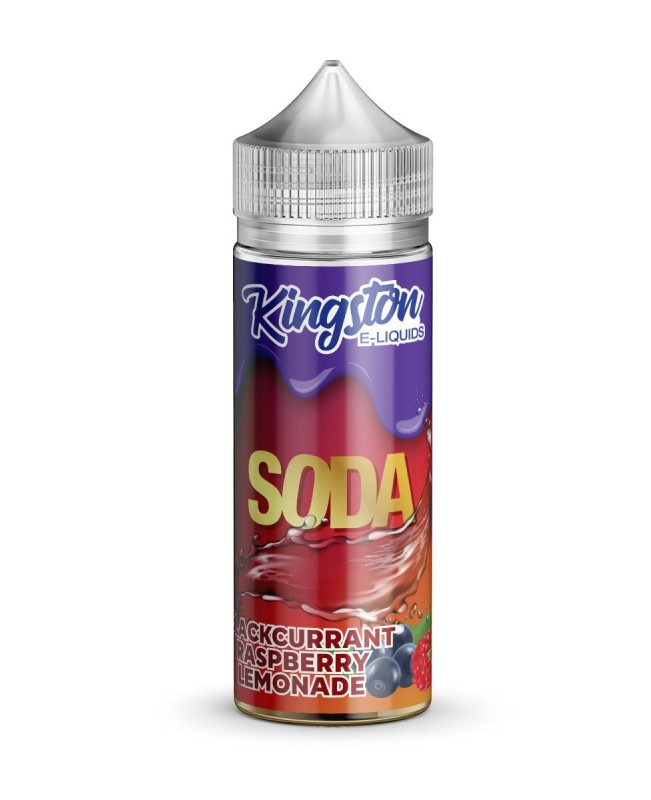 BLACKCURRANT RASPBERRY LEMONADE E LIQUID KINGSTON SODA 100ML 70VG