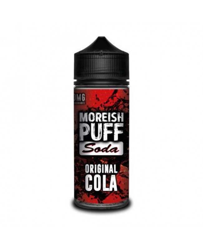 ORIGINAL COLA E LIQUID BY MOREISH PUFF - SODA 100ML 70VG