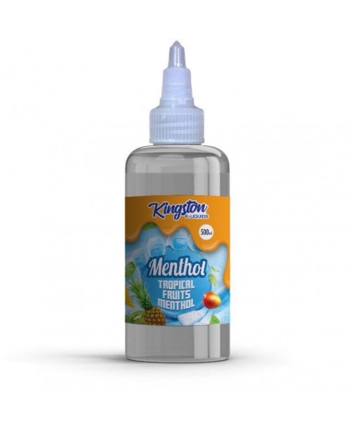 TROPICAL FRUITS MENTHOL E LIQUID KINGSTON 500ML 70...