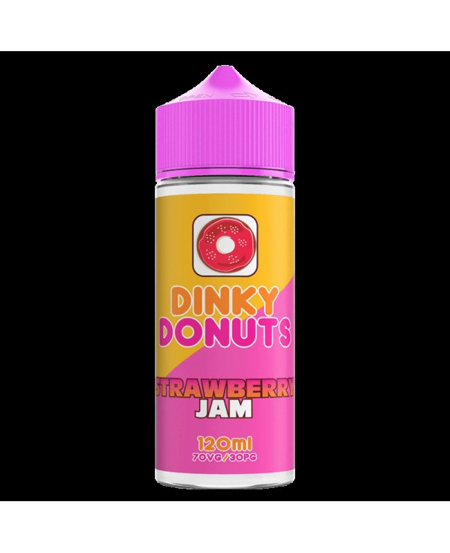 STRAWBERRY JAM E LIQUID BY DINKY DONUT 100ML 70VG