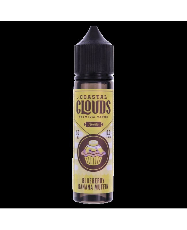 BLUEBERRY BANANA MUFFIN E LIQUID BY COASTAL CLOUDS - SWEETS  50ML 70VG