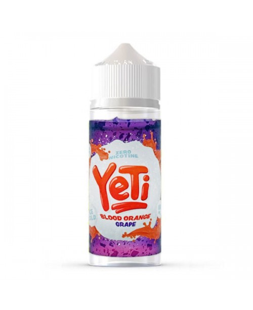 BLOOD ORANGE GRAPE E LIQUID BY YETI E LIQUIDS 100M...