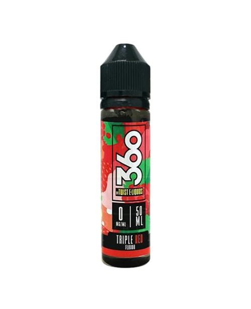 TRIPLE RED E LIQUID BY 360  TWIST E LIQUID 50ML 70...