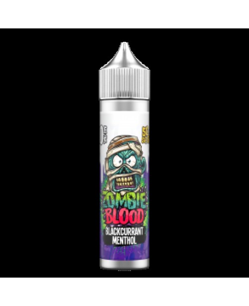 BLACKCURRANT MENTHOL BY ZOMBIE BLOOD 50ML 100ML 50...