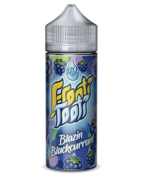 BLAZIN BLACKCURRANT E LIQUID BY FROOTI TOOTI 100ML...