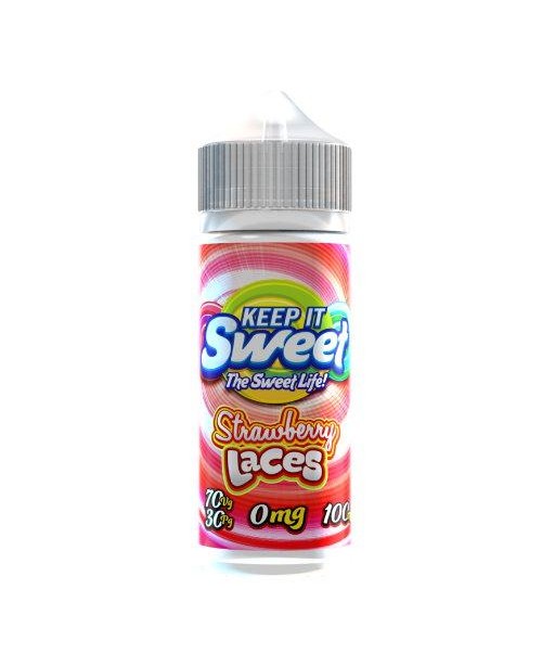 STRAWBERRY LACES E LIQUID BY KEEP IT SWEET 100ML 7...