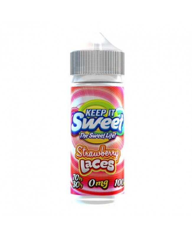 STRAWBERRY LACES E LIQUID BY KEEP IT SWEET 100ML 70VG