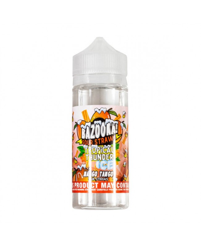 MANGO TANGO ICE TROPICAL THUNDER BY BAZOOKA ICE 100ML SHORT FILL