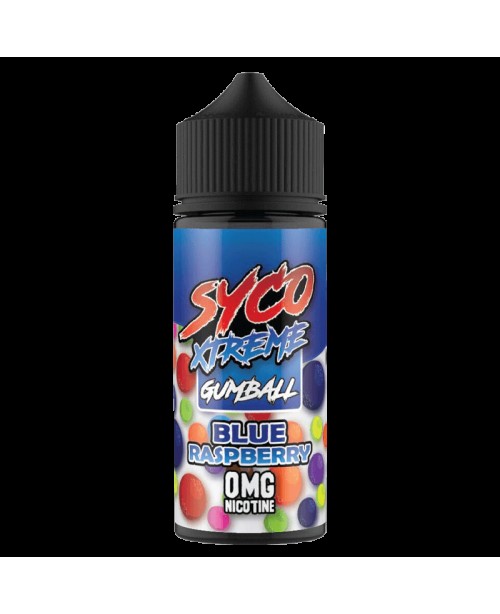 BLUE RASPBERRY E LIQUID BY SYCO XTREME GUMBALL 100...