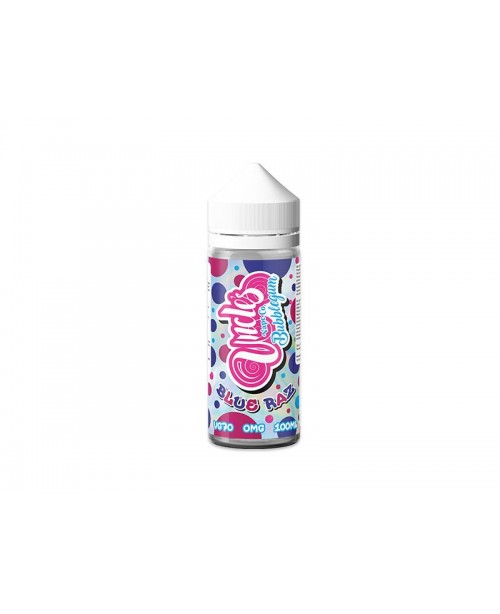 BLUE RAZ BUBBLEGUM E LIQUID BY UNCLES VAPE CO 100M...