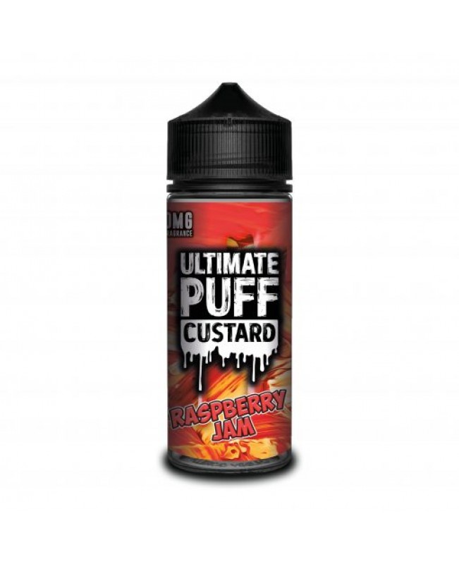 RASPBERRY JAM CRUSH E LIQUID BY ULTIMATE PUFF CUSTARD 100ML 70VG