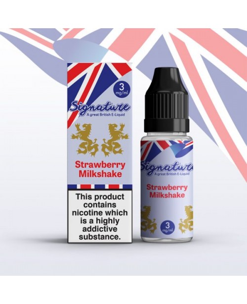 STRAWBERRY MILKSHAKE E LIQUID E LIQUID BY SIGNATUR...