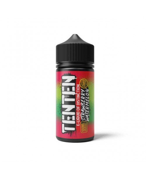 STRAWBERRY WATERMELON E LIQUID BY TENTEN 100ML 70V...