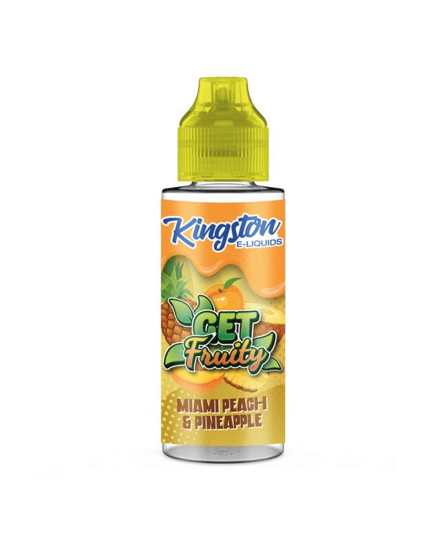 MIAMI PEACH & PINEAPPLE E LIQUID KINGSTON GET FRUITY 100ML 70VG