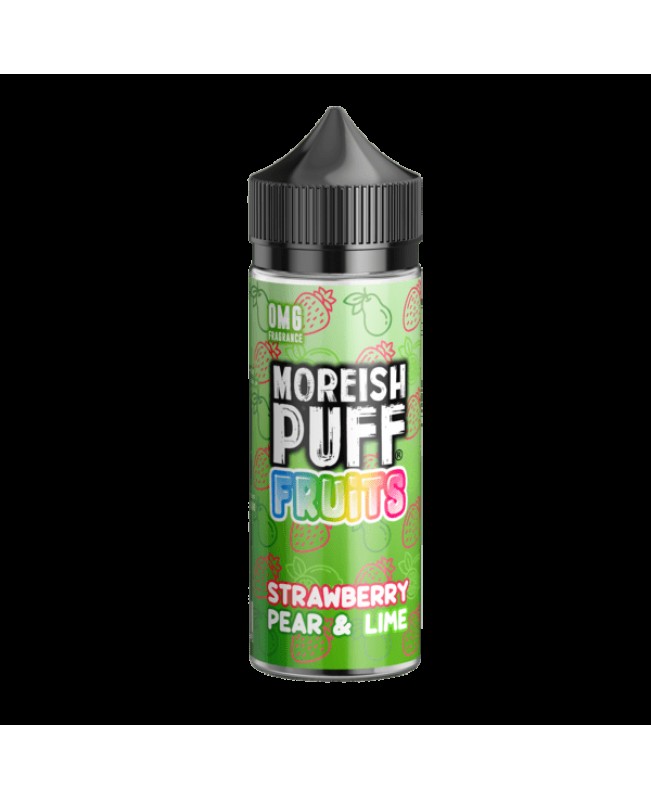 STRAWBERRY PEAR & LIME E LIQUID BY MOREISH PUFF - FRUITS 100ML 70VG