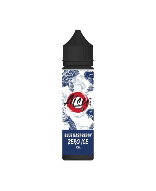 BLUE RASPBERRY ZERO ICE E LIQUID BY AISU 50ML 70VG