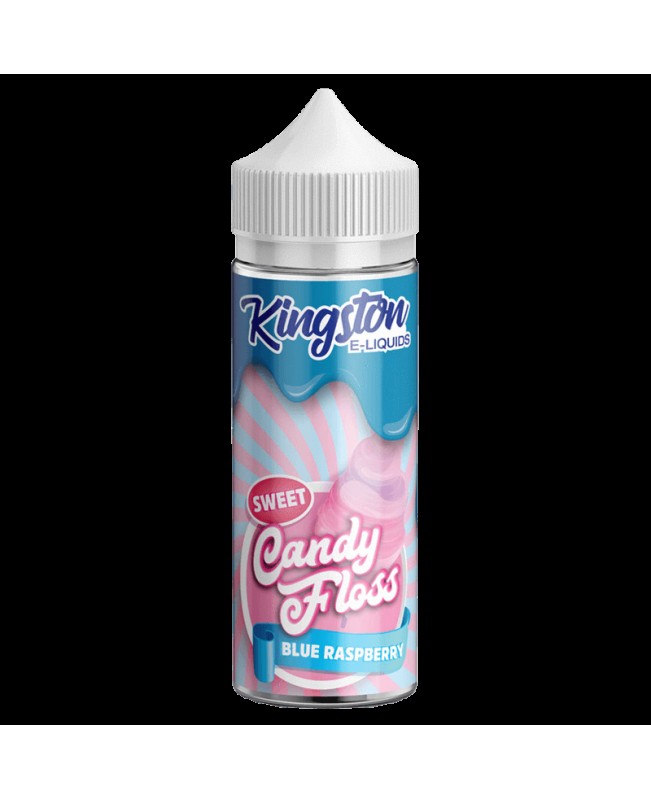 BLUE RASPBERRY E LIQUID KINGSTON CANDY FLOSS 100ML 70VG