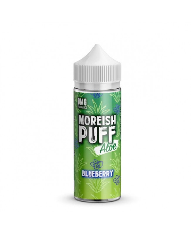 BLUEBERRY E LIQUID BY MOREISH PUFF - ALOE 100ML 70VG