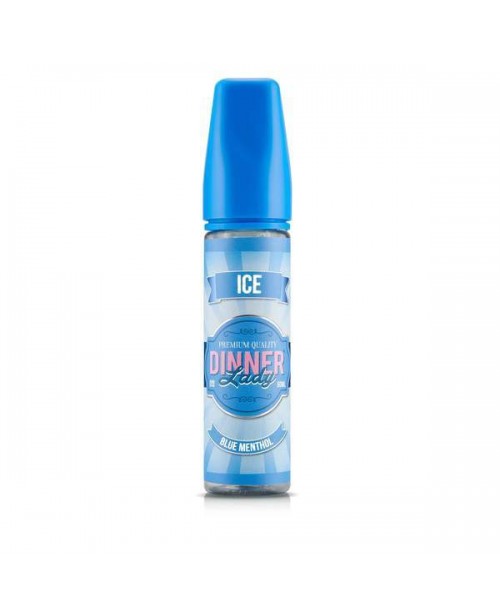 BLUE MENTHOL ICE E LIQUID BY DINNER LADY - ICE 50M...