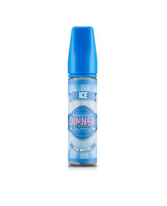 BLUE MENTHOL ICE E LIQUID BY DINNER LADY - ICE 50ML 70VG