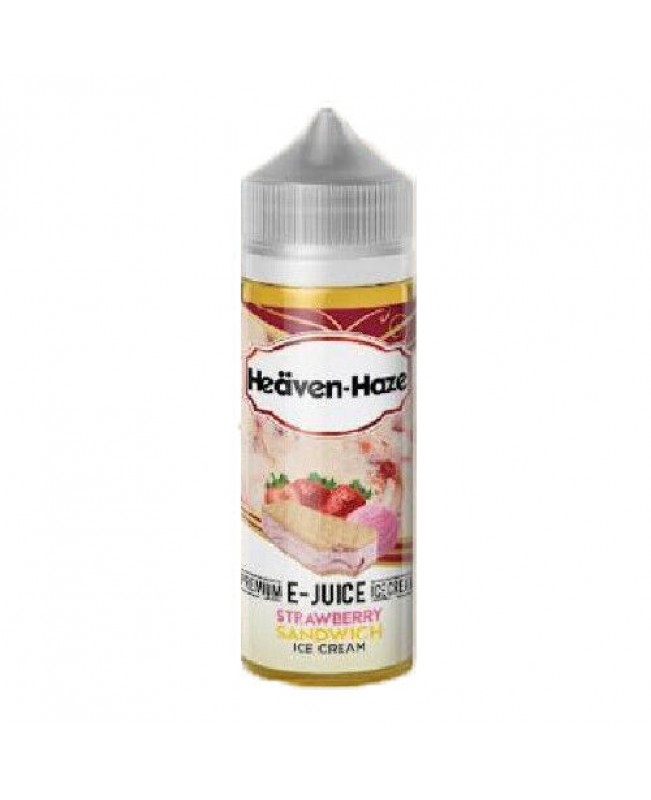 STRAWBERRY SANDWICH ICECREAM BY HEAVEN HAZE E LIQUID 100ML 70VG