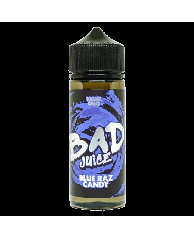 BLUE RAZZ CANDY E LIQUID BY BAD JUICE 100ML 70VG