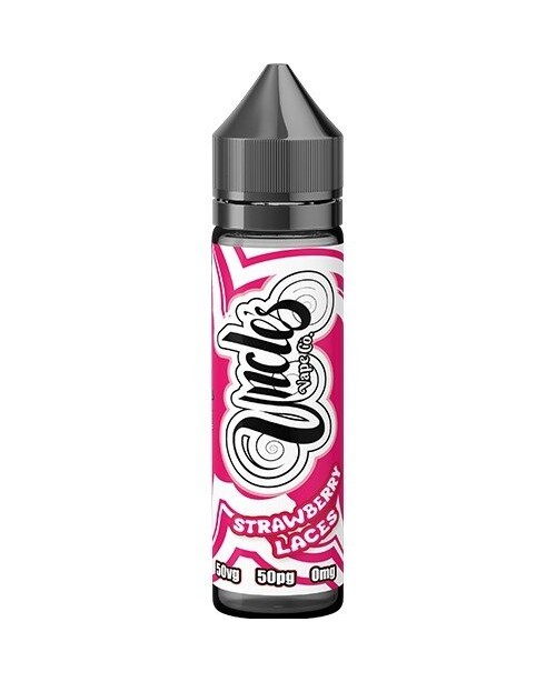 STRAWBERRY LACES E LIQUID BY UNCLES VAPE CO 50ML 5...