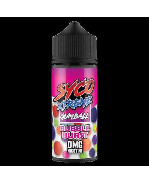 BUBBLE BURST E LIQUID BY SYCO XTREME GUMBALL 100ML...