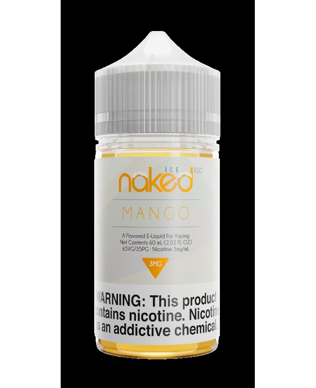 MANGO ICE (FORMERLY AMAZING MANGO ICE) E LIQUID BY NAKED 100 - ICE 50ML 70VG