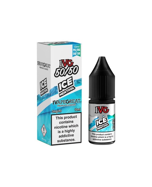 ICE MENTHOL TDP E LIQUID BY I VG 10ML 50VG