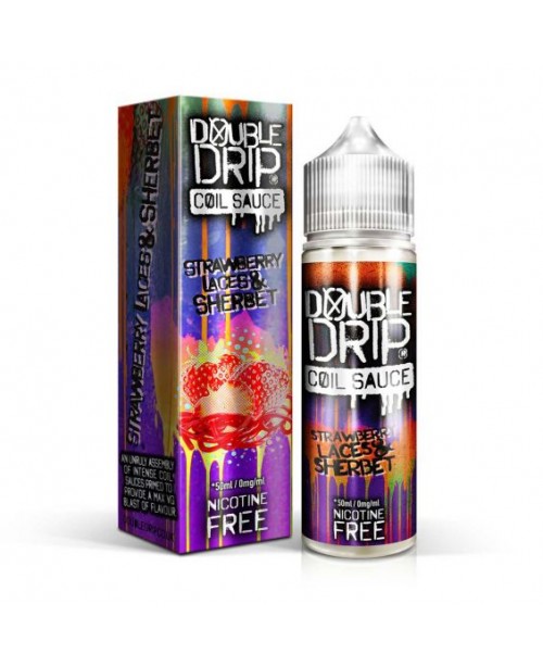 STRAWBERRY LACES AND SHERBET E LIQUID BY DOUBLE DR...