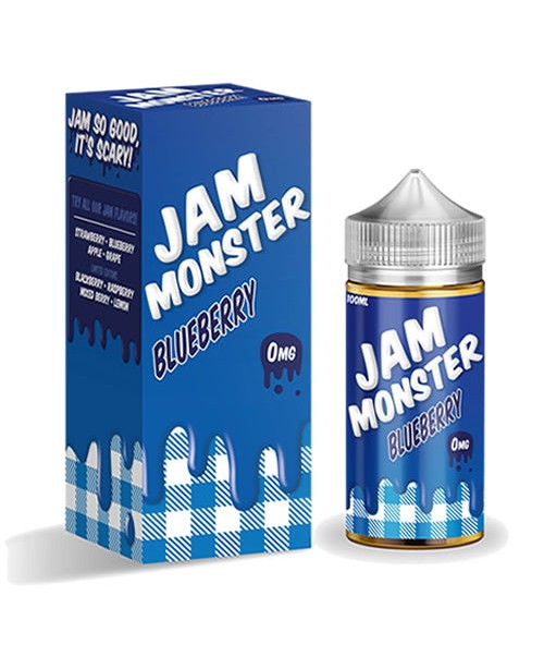 BLUEBERRY E LIQUID BY JAM MONSTER 100ML 75VG