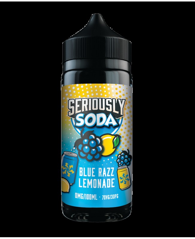 BLUE RAZZ LEMONADE E-LIQUID BY SERIOUSLY SODA / DOOZY VAPE CO 100ML 70VG