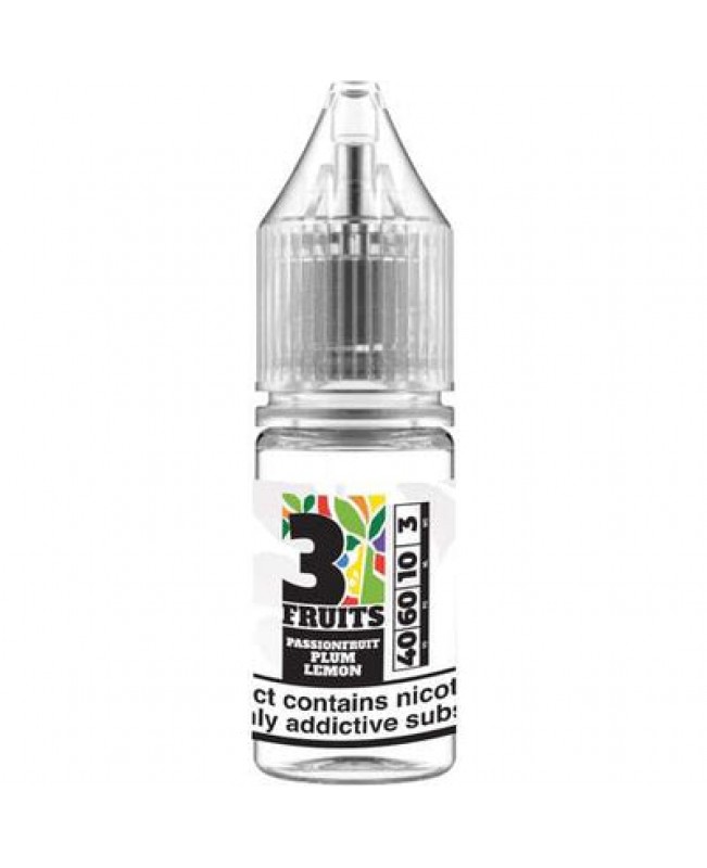 PASSIONFRUIT PLUM LEMON TDP E LIQUID BY 3 FRUITS 10ML 50VG