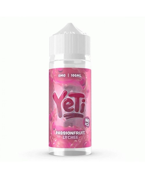 DEFROSTED PASSIONFRUIT LYCHEE E-LIQUID BY YETI 100...