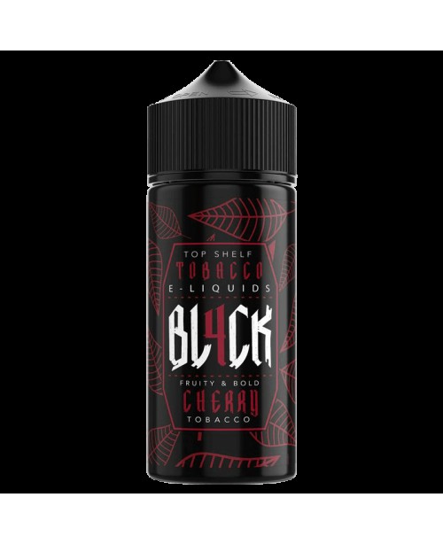 CHERRY TOBACCO E LIQUID BY BL4CK 100ML 70VG