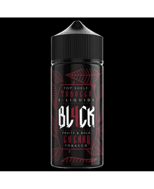 CHERRY TOBACCO E LIQUID BY BL4CK 100ML 70VG