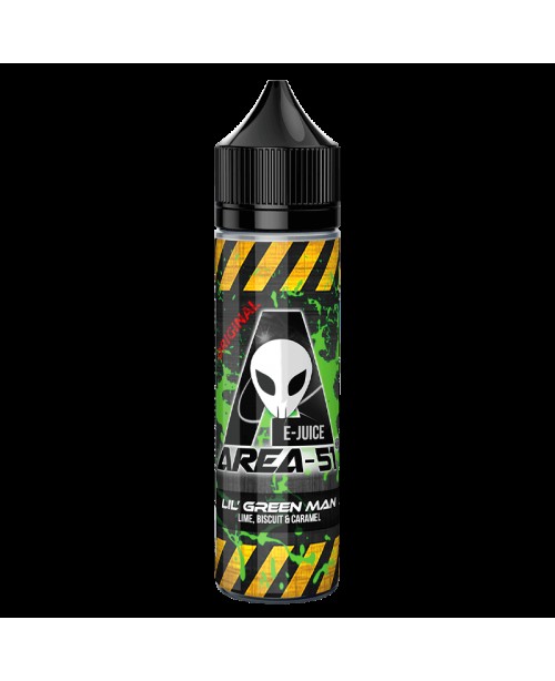 LIL' GREEN MAN E LIQUID BY AREA 51 50ML 50VG