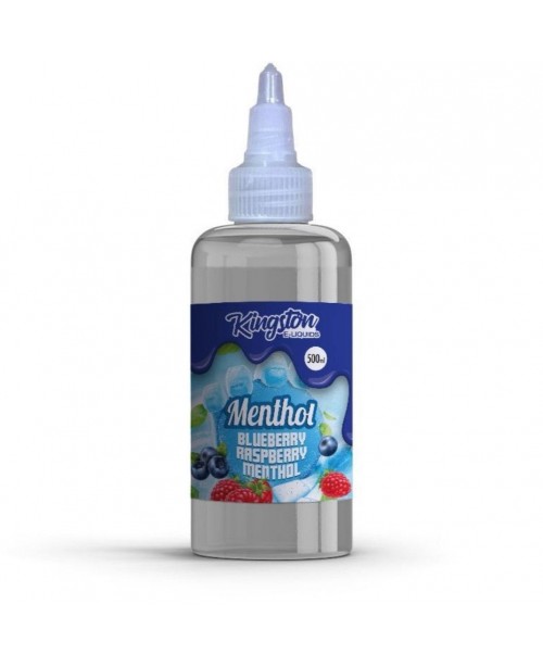 BLUEBERRY RASPBERRY MENTHOL E LIQUID KINGSTON 500M...