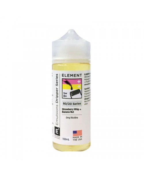 STRAWBERRY WHIP & BANANA NUT BY ELEMENT 100ML ...