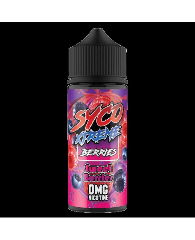 SWEET BERRIES E LIQUID BY SYCO XTREME BERRIES 100ML 80VG