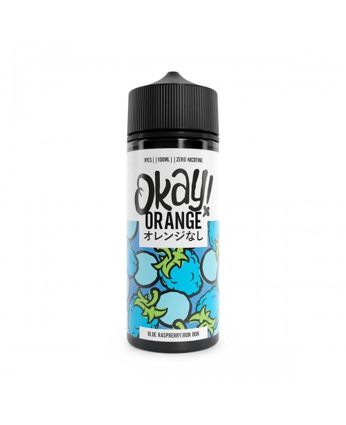 BLUE RASPBERRY BONBON E LIQUID BY OKAY ORANGE 100M...