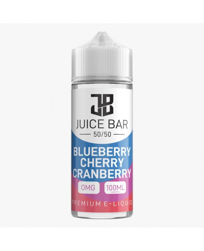 BLUEBERRY CHERRY CRANBERRY E LIQUID BY JUICE BAR 100ML 50VG