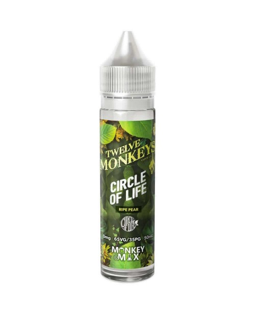 CIRCLE OF LIFE E LIQUID BY TWELVE MONKEYS 50ML 65V...