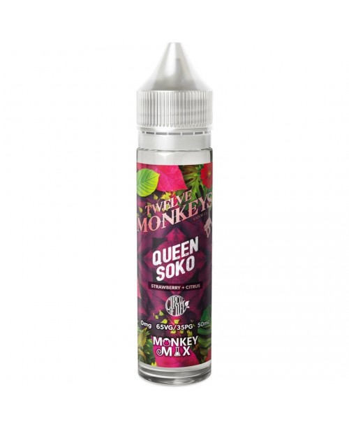 QUEEN SOKO E LIQUID BY TWELVE MONKEYS 50ML 65VG