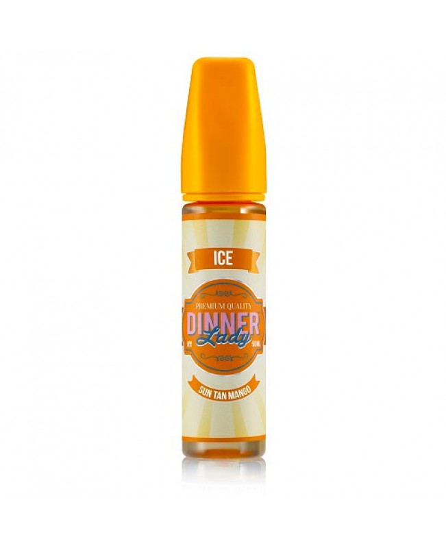 SUN TAN MANGO ICE E LIQUID BY DINNER LADY - ICE 50ML 70VG